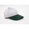 Pacific Headwear Silver/Dark Green Velcro Adjustable Coolport Mesh Cap