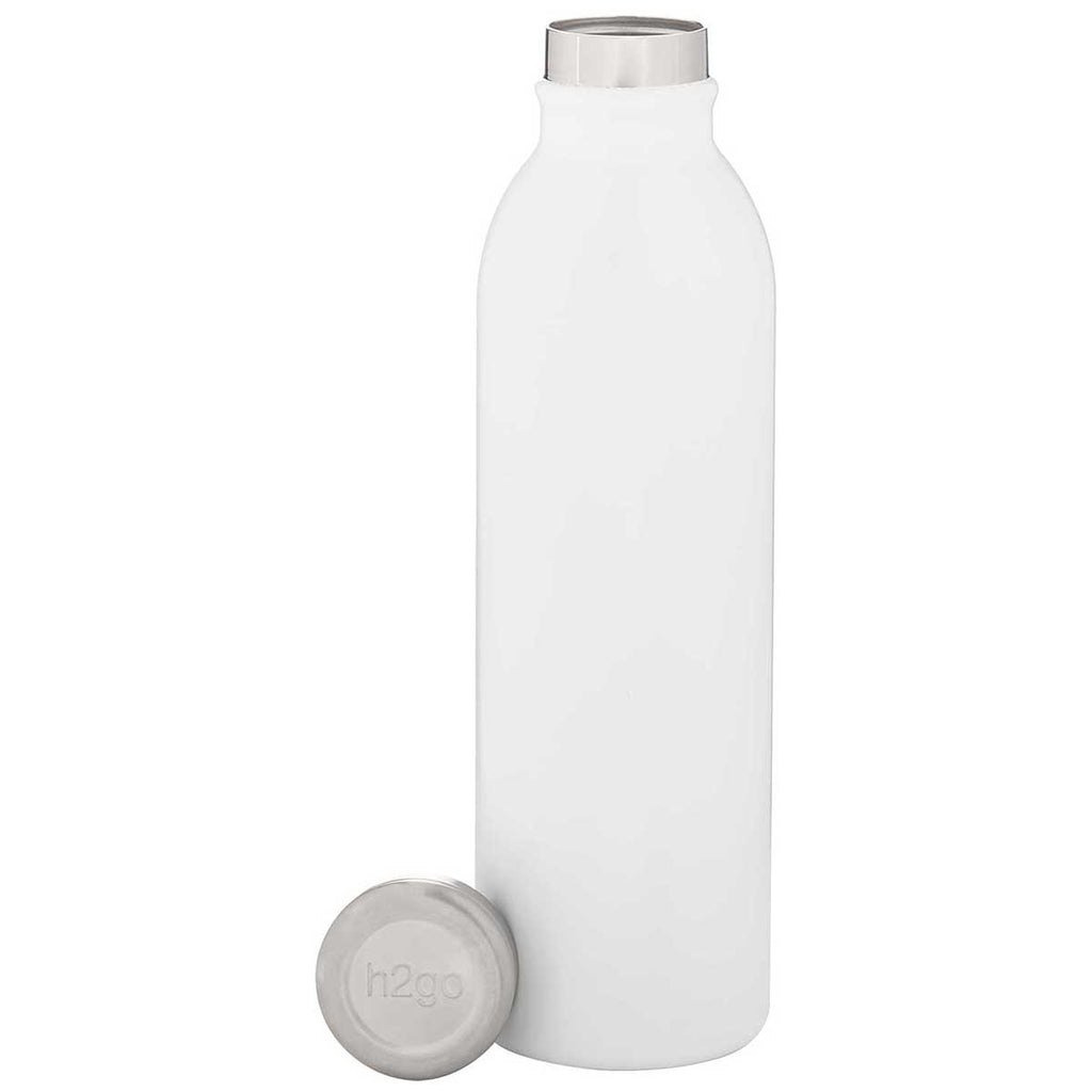 H2Go White 20.9 oz Easton Stainless Steel Bottle