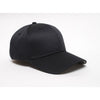 Pacific Headwear Black Universal Fitted Coolport Mesh Cap