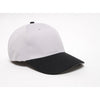 Pacific Headwear Silver/Black Universal Fitted Coolport Mesh Cap