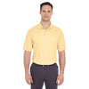 UltraClub Men's Yellow Haze Cool & Dry Mesh Pique Polo