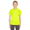 UltraClub Women's Bright Yellow Cool & Dry Mesh Pique Polo