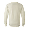 J. America Men's Vintage White/Charcoal Vintage Long Sleeve Thermal T-Shirt