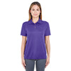 UltraClub Women's Purple Cool & Dry Sport Polo