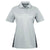 UltraClub Women's Grey/Black Cool & Dry Sport Two-Tone Polo