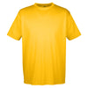 UltraClub Men's Gold Cool & Dry Sport Performance Interlock T-Shirt