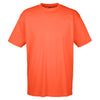 UltraClub Men's Orange Cool & Dry Sport Performance Interlock T-Shirt