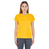 UltraClub Women's Gold Cool & Dry Sport Performance Interlock T-Shirt