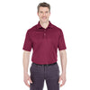 UltraClub Men's Maroon Cool & Dry Sport Performance Interlock Polo