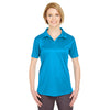 UltraClub Women's Sapphire Cool & Dry Sport Performance Interlock Polo