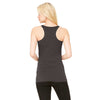 Bella + Canvas Women's Charcoal-Black Triblend Racerback Tank