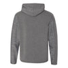 J. America Men's Charcoal Heather Omega Stretch Terry Hooded Pullover