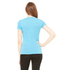 Bella + Canvas Women's Aqua Triblend Short-Sleeve Deep V-Neck T-Shirt