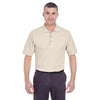 UltraClub Men's Stone Classic Pique Polo