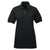 UltraClub Women's Black Whisper Pique Polo