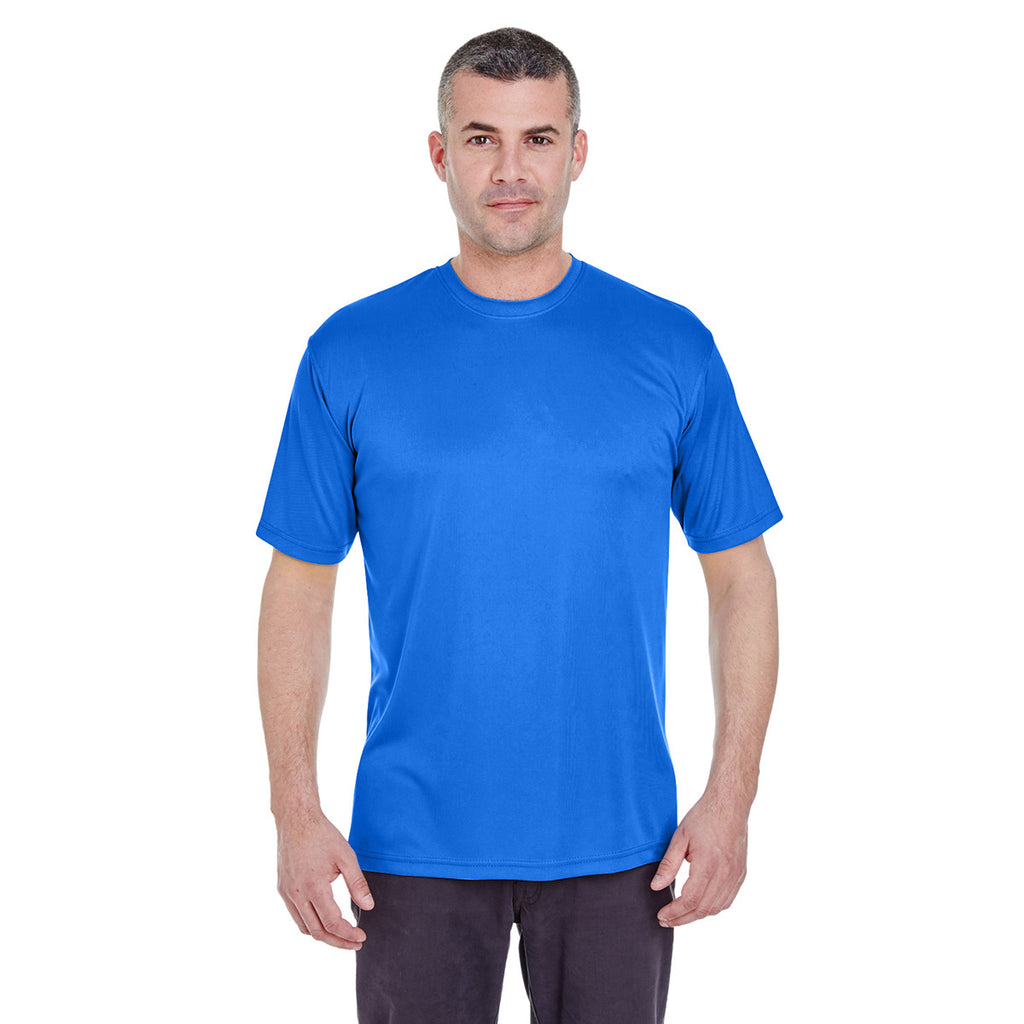 UltraClub Men's Royal Cool & Dry Basic Performance T-Shirt