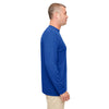 UltraClub Men's Royal Cool & Dry Performance Long-Sleeve Top