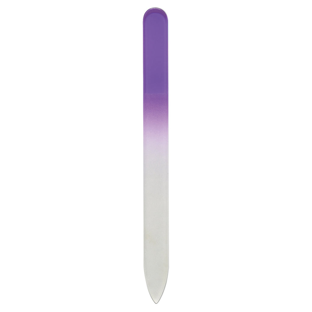 Hit Purple Glass Nail File in Sleeve