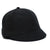 Pacific Headwear Black Pro-Wool Plate Cap