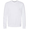 Alternative Apparel Men's White Eco-Cozy Fleece Sweatshirt