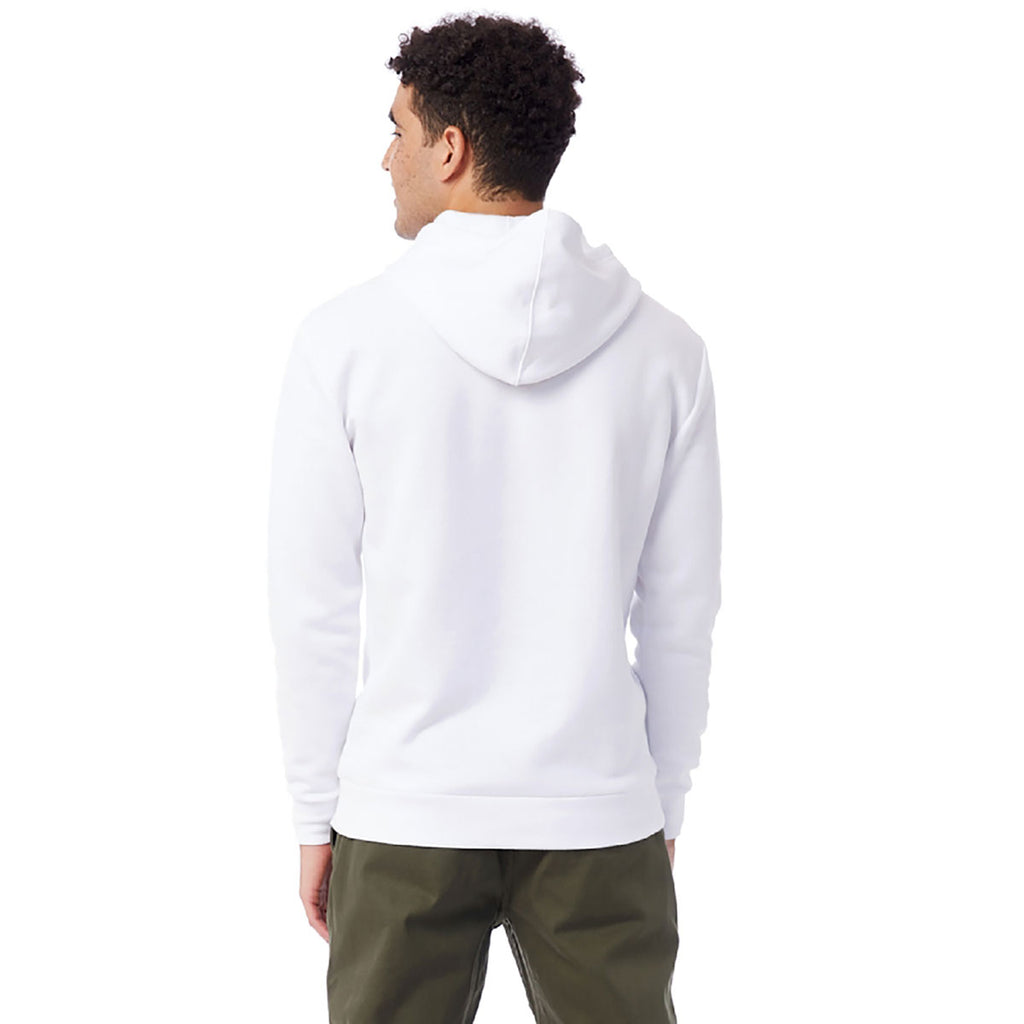 Alternative Apparel Unisex White Go-To Pullover Hooded Sweatshirt
