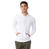 Alternative Apparel Unisex White Go-To Pullover Hooded Sweatshirt