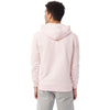 Alternative Apparel Men's Faded Pink Eco Cozy Fleece Pullover Hooded Sweatshirt