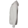 Alternative Apparel Men's Heather Grey Eco-Cozy Fleece Zip Hoodie