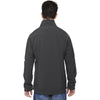 North End Men's Graphite Three-Layer Fleece Technical Jacket