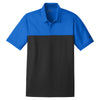 Nike Men's Blue Sapphire/Black Dri-Fit Colorblock Micro Pique Polo