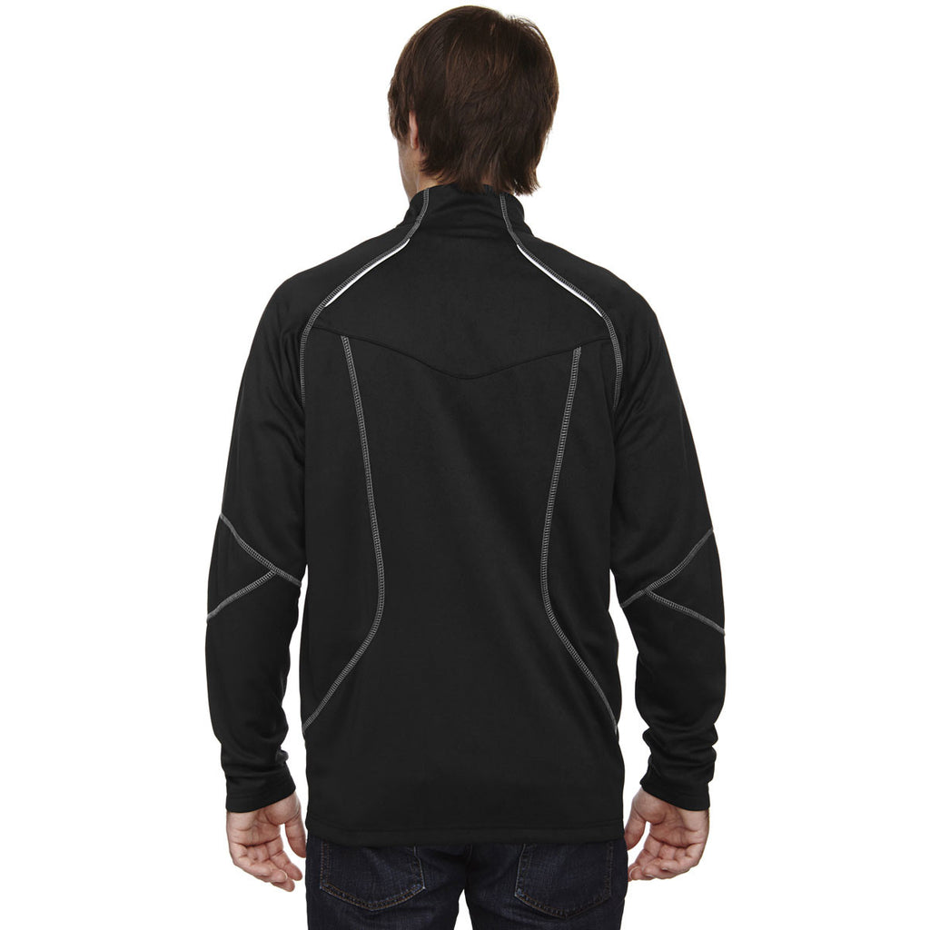 North End Men's Black Catalyst Performance Half-Zip