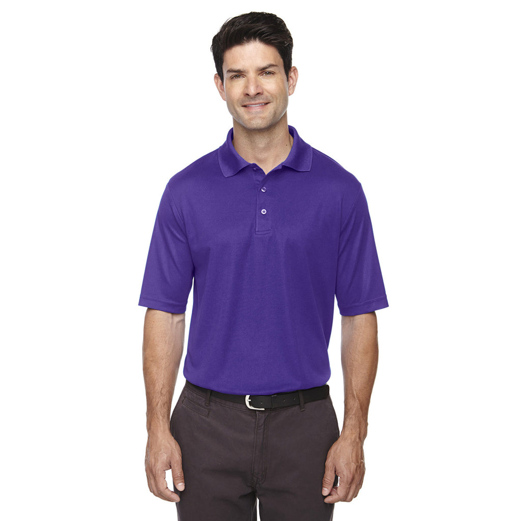 Core 365 Men's Campus Purple Origin Performance Pique Polo