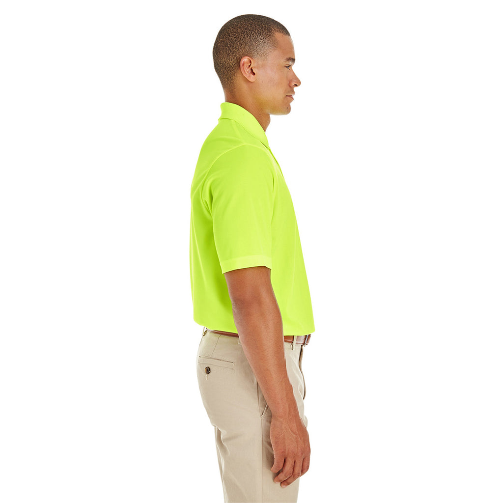 Core 365 Men's Safety Yellow Origin Performance Pique Polo