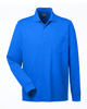 Core 365 Men's True Royal Pinnacle Performance Pique Long-Sleeve Polo with Pocket