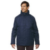 Core 365 Men's Classic Navy Tall Region 3-in-1 Jacket with Fleece Liner