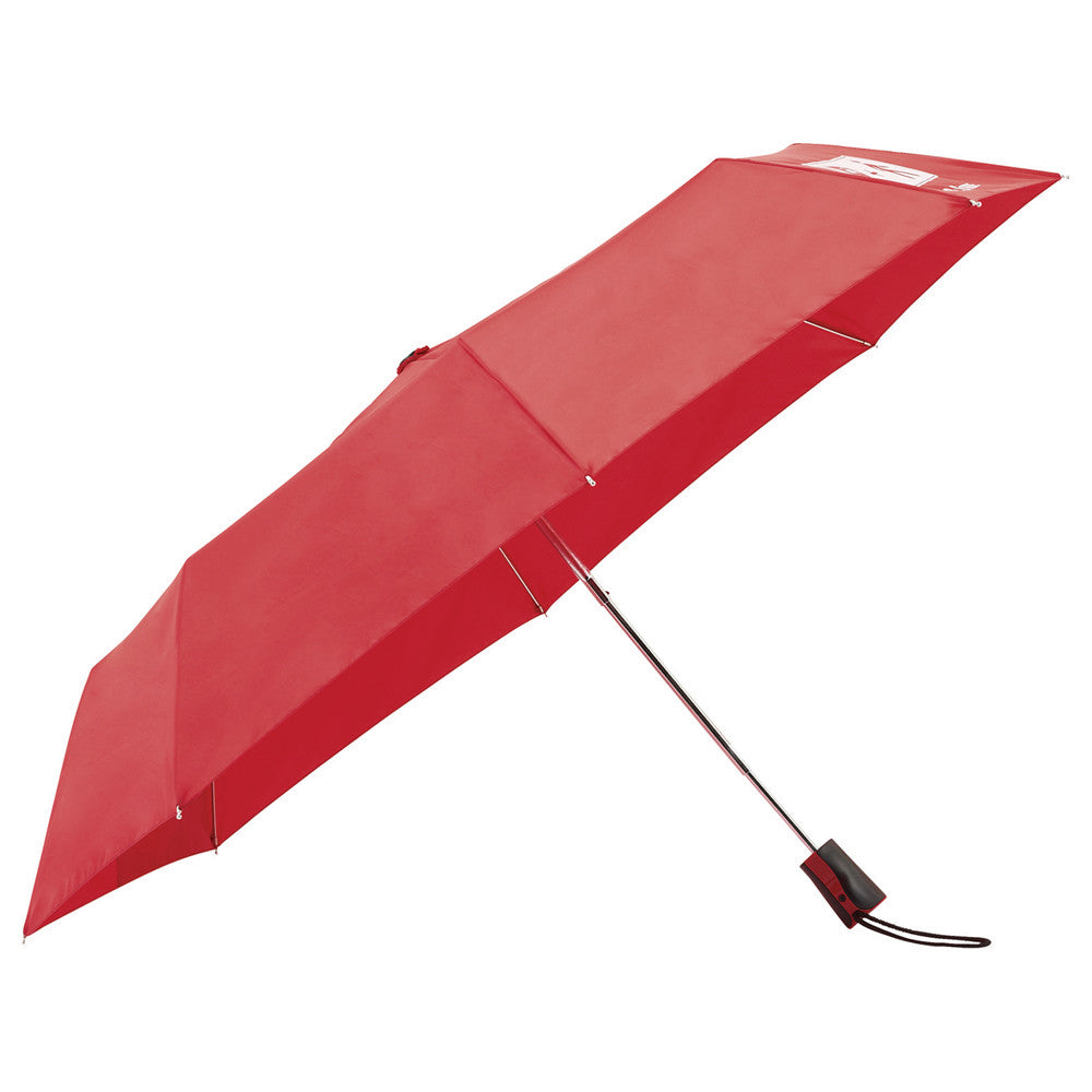 Totes Red 42" 3 Section Auto Open Umbrella