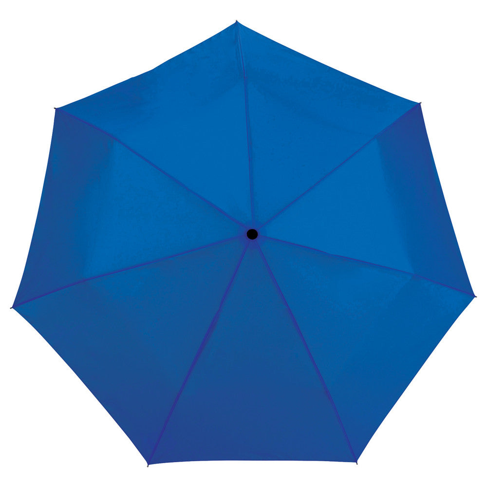 Totes Blue 44" 3 Section Auto Open/Close Umbrella