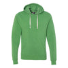 J. America Men's Green Triblend Triblend Hooded Pullover Sweatshirt