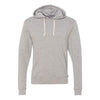 J. America Men's Grey Triblend Triblend Hooded Pullover Sweatshirt