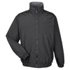 UltraClub Men's Black/Charcoal Adventure All-Weather Jacket