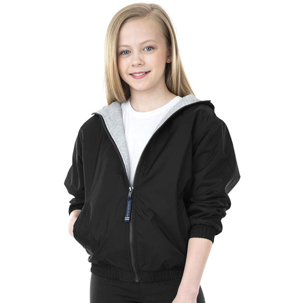 Charles River Youth Black Performer Jacket