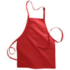 Edwards Red No-Pocket Bib Apron