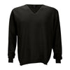 Vantage Men's Black Clubhouse V-Neck Sweater