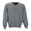Vantage Men's Grey Heather Clubhouse V-Neck Sweater