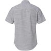 Burnside Men's Black Textured Solid Short Sleeve Shirt