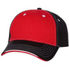 Sportsman Red/Black Tri-Color Cap