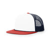 Richardson White/Navy/Red Street Foamie Trucker Hat