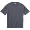 Duluth Men's Steel Blue Longtail Tee Short Sleeve Shirt with Pocket