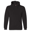 Bayside Men's Black USA-Made Hooded Sweatshirt