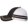 Sportsman Black/White Trucker Cap with Stripes